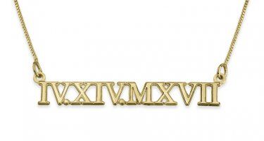 Roman Numeral Necklaces